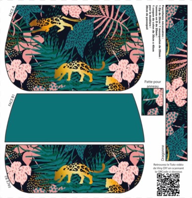 Coupon Patron - Pochette YZY Jungle Velours