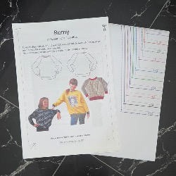 Tuto imprimé agrafé et planche A0 du Sweat-shirt Romy Enfant