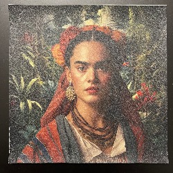 Carré Similicuir 23 cm - Frida